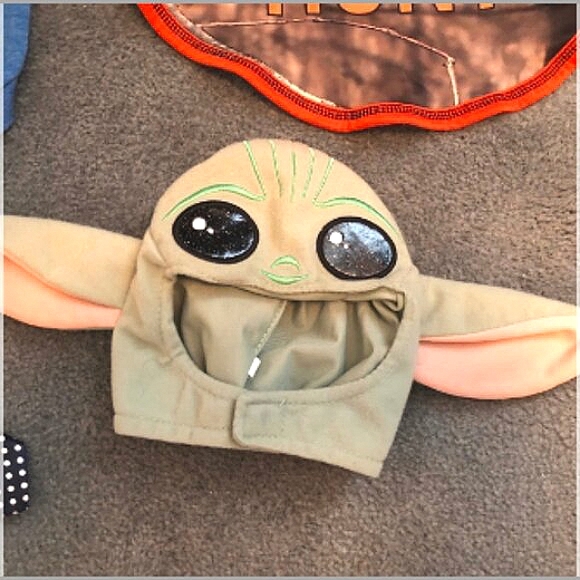 S/M Dog Superman, Camo & Yoda Costume Bundle (GUC) - Picture 4 of 5